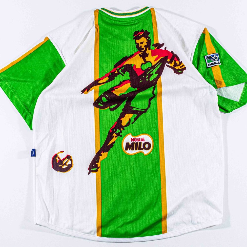 Atletica MLS Major League Soccer Nestle Milo Promo Jersey Youth Large Y2K